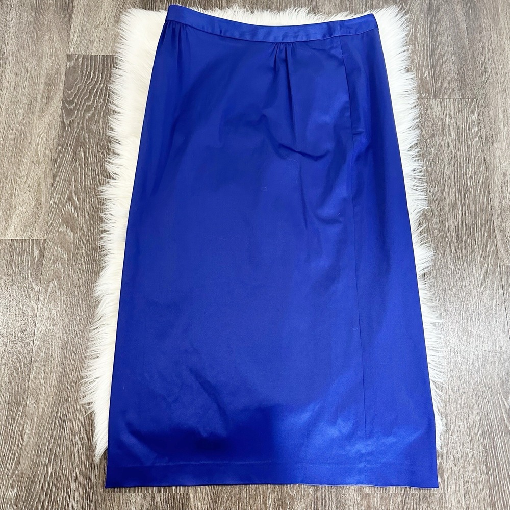 Talbots Womesn Evening Skirt Satin Maxi Size 16 Lined‎ Fairycore Elegant Purple
